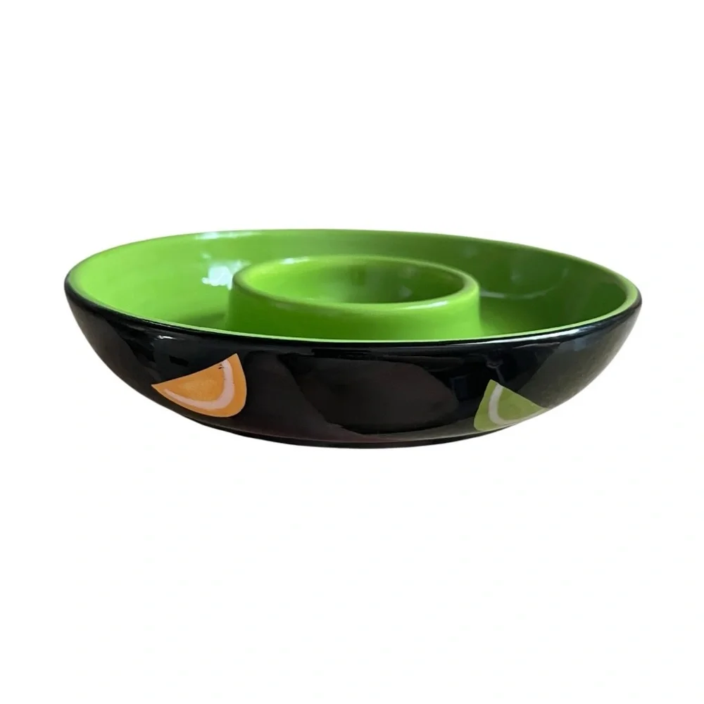 NWT Crate&Barrel Caliente Margarita salter dish